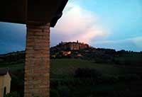 la Rupe di Orvieto vista di notte