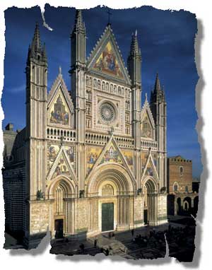 fachada de la catedral de Orvieto