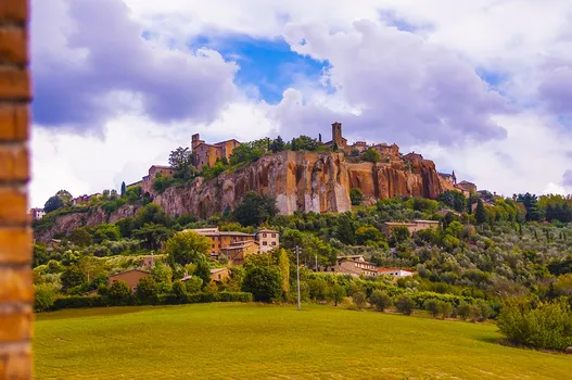 Panorama della Rupe di Orvieto visto dal B&B Il Terrazzo