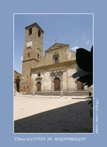 foto di Mirco Albrigo la chiesa di Civita di Bagnoregio